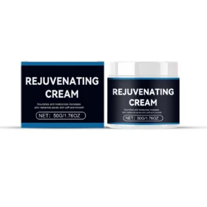 AMZ Rejuvenating Cream 50g with Glycolic Acid and Vitamin E for Deep Moisturizing and Glow Enhancement