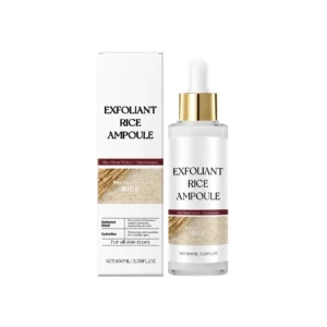 AMZ Rice Exfoliating Ampoule Brightens Dull Skin with Rice Extract Niacinamide