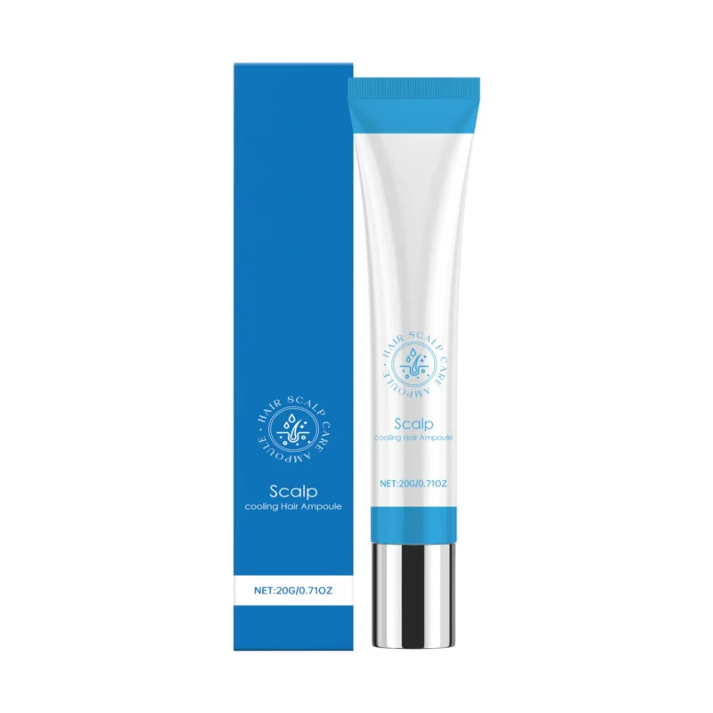 AMZ Scalp Cooling Hair Ampoule Roller with Glycerin and Ginger Extract for Deep Nourishment