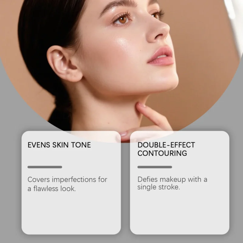 Skin Tone Brightening Concealer Foundation Stick 8g Amz Sk3dc8dr 4