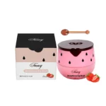 AMZ Strawberry Hydrating Lip Mask 5.5g for deep hydration, reducing lip lines, and providing long-lasting moisture