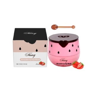 AMZ Strawberry Hydrating Lip Mask 5.5g for deep hydration, reducing lip lines, and providing long-lasting moisture