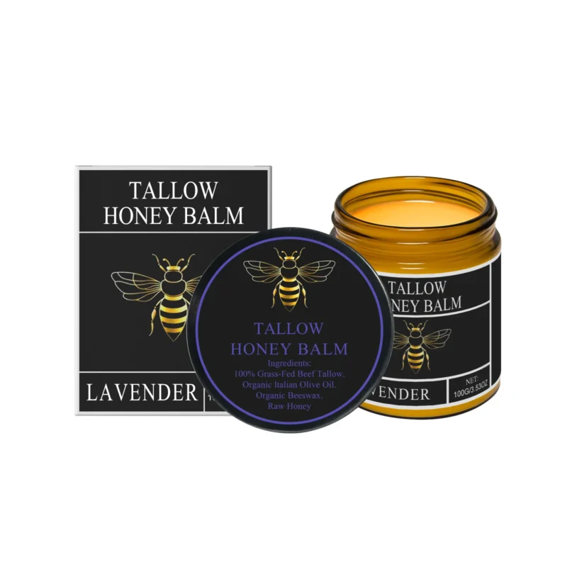 tallow-honey-balm-moisturizer-amz-f3v7r9q4-1 AMZ Tallow Honey Balm Lavender - Deep Moisturizing, Soothing & Repairing Cream for Dry Skin