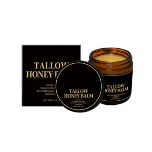 AMZ Tallow Honey Moisturizing Balm for Sensitive Skin, Deep Nourishment & Repair
