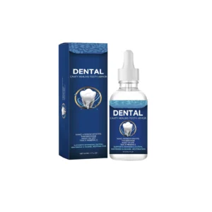 AMZ Teeth Care Liquid with Nano Hydroxyapatite for whitening, enamel restoration, and cavity healing in a 60ml bottle