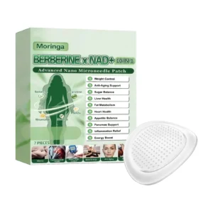 Moringa Nano Microneedle Patch for Weight Control & Energy Boost, 7 Pcs